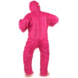 Roze en beige gorilla pak voor volwassenen