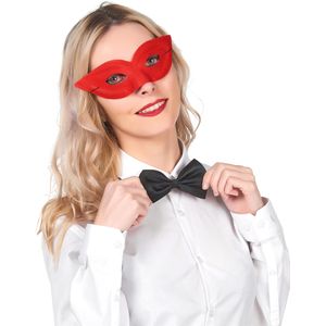 Rode Venetiaans masker voor volwassenen