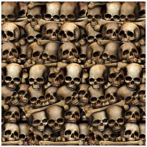 Skelet catacombe decoratie