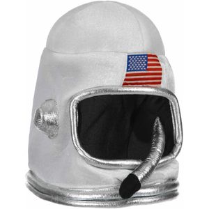 Zilverkleurige astronaut helm voor kinderen