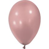 100 latex metallic rosé gouden ballonnen