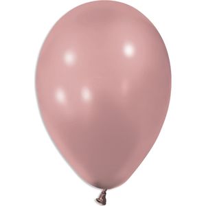 100 latex metallic rosé gouden ballonnen