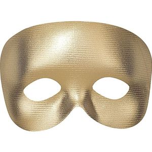 Goudkleurig halfmasker voor volwassenen