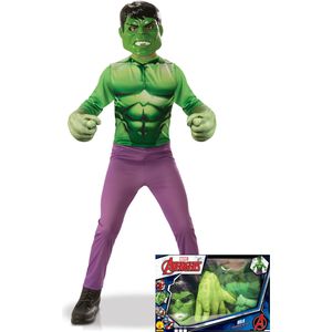 Klassiek Hulk kostuum met grote handen voor jongens
