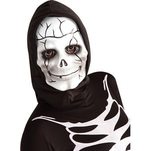 Skelet masker met muts voor kinderen