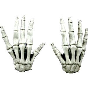 Korte Skelet handschoenen voor volwassenen Halloween