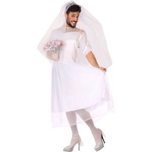 Humoristische bruid kostuum voor mannen