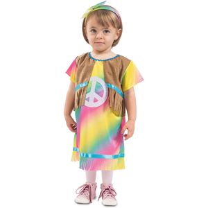Baby hippie jurk vermomming