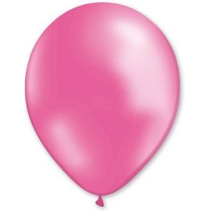 100 metallic roze ballonnen