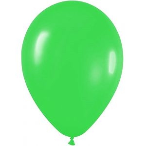 12 groene ballonnen