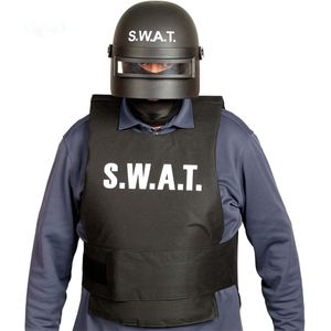 Zwart SWAT masker voor volwassenen