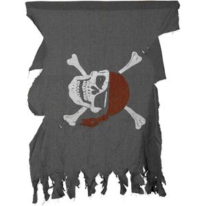 Versleten piraten vlag