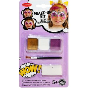 Eenhoorn make-up kit met kwastje en sponsje voor meisjes