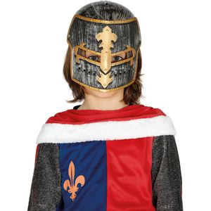 Plastic ridder helm voor kinderen