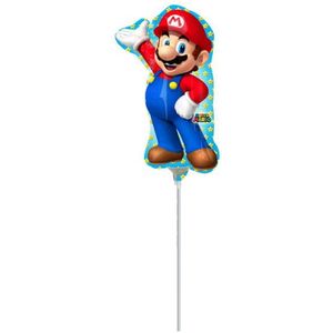 Kleine aluminium Super Mario ballon