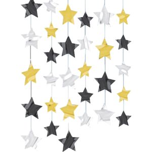 Set sterren decoraties