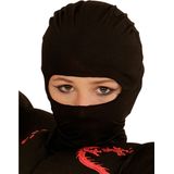 Zwarte ninja kap voor kinderen