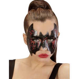 Bloedige vleermuis masker voor dames Halloween