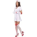Sexy verpleegster kostuum met zusterhoedje voor vrouwen