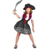 Onverschrokken piraat outfit voor meisjes
