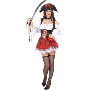 Sexy piraten outfit met tule rok voor dames
