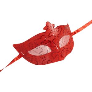 Rood Venetiaans masker voor volwassenen