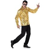 Gouden disco blouse voor mannen