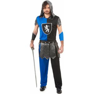 Blauwe ridder outfit voor heren