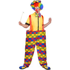 Wijde clown outfit voor mannen