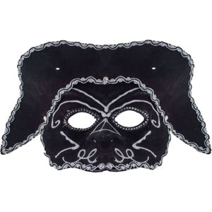 Venetiaans masker met driesteek voor volwassenen