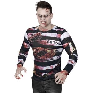 Zombie gevangene shirt voor heren