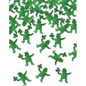 Groen St. Patrick kabouter confetti 42 gr
