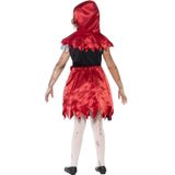 Zombie roodkapje kostuum voor meisjes