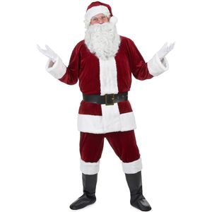 Super deluxe kerstman kostuum voor volwassenen