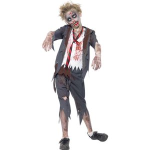 Verkleedkostuum Zombie scholier voor jongens Halloween outfit