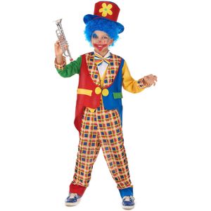 Geruit clown pak voor kinderen