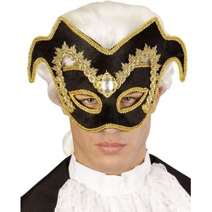 Barok Venetiaans halfmasker voor volwassenen