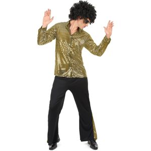 Gouden disco kostuum voor mannen