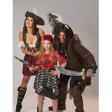 Piratenbandiet outfit voor meisjes