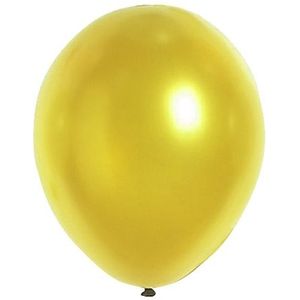 Goudkleurige metallieken ballonnen van 29 cm.