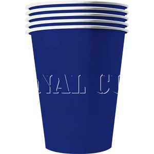 20 Amerikaans blauwe recyclebare kartonnen bekers 53 cl