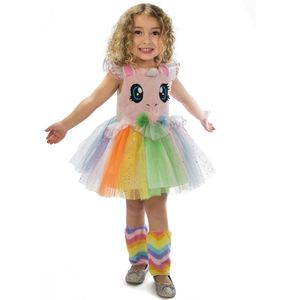 Roze anime eenhoorn tutu outfit voor meisjes