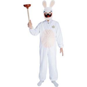 Rabbids kostuum met masker voor volwassenen