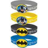 4 elastische Batman armbanden
