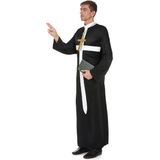 Wit kruis priester kostuum voor mannen