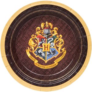 8 kleine FSC Harry Potter papieren bordjes 18 cm