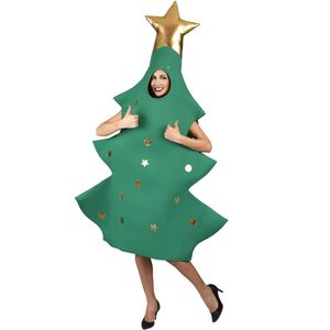 Kerstboom met piek kostuum voor volwassenen