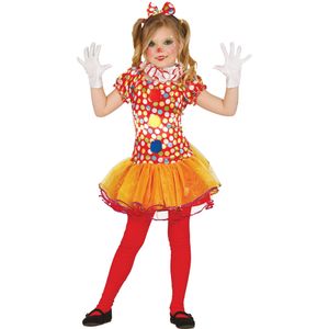Clownskostuum met tutu voor meisjes