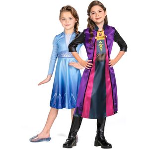 Elsa en Anna Frozen koppelkostuum voor kinderen