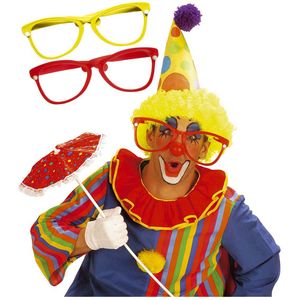 Reusachtige clownsbril voor volwassenen